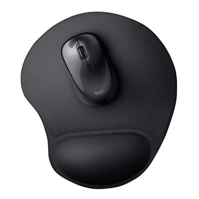 Mouse Pad con apoya muñeca gel  Trust BigFoot - Negro