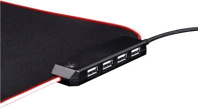 TRUST Glide-Flex Mouse Pad Gaming RGB c/Hub GXT 765