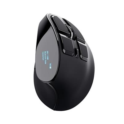 Mouse Inalámbrico Voxx Ergonómico Recargable - Bluetooht - Trust -Negro