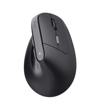 Mouse Inalambrico Ergonomico USB Trust Bayo Negro
