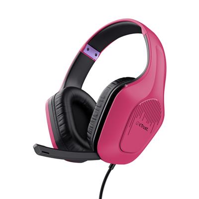 TRUST Zirox Auricular Gaming C/Mic. GXT 415P 3.5mm Pink