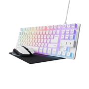 TRUST GAMING/Kit 3en1 GXT 794W Bundle/Tecl+Mou+pad