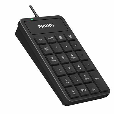 Teclado Numerico USB Philips 24 Teclas Negro