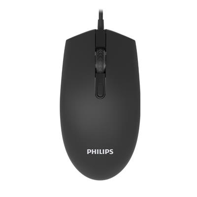 Mouse USB Philips Serie 2000 1200dpi - Negro