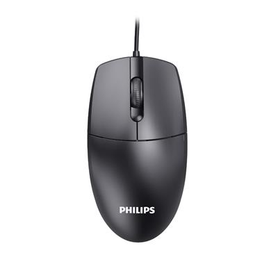 Mouse USB Philips Serie 2000 1200dpi - Negro
