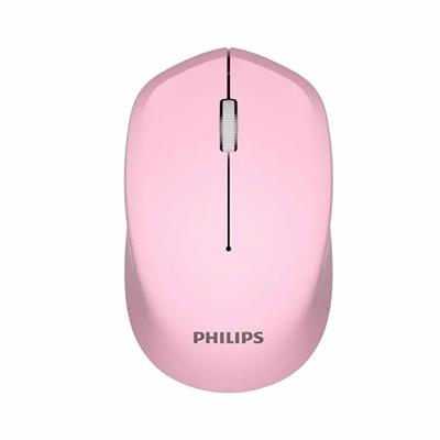 Mouse Inalambrico USB Philips M344 1600dpi Rosa