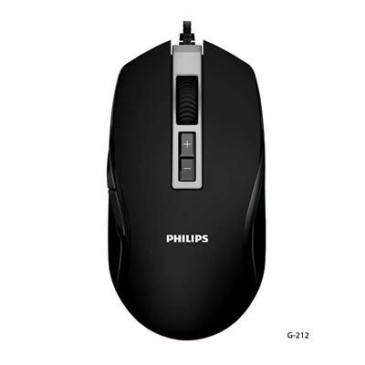 Mouse Gaming USB G212 Philips - 8 botones - Negro - RGB