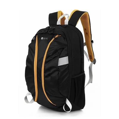 Mochila Kazan porta notebook 15.6 ZB-140S Zom - negro y amarillo