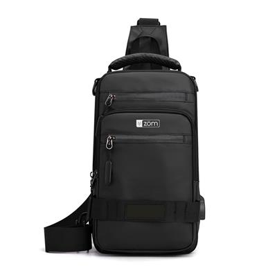 ZOM Bandolera Chicago Crossbody ZC-164B Black 10