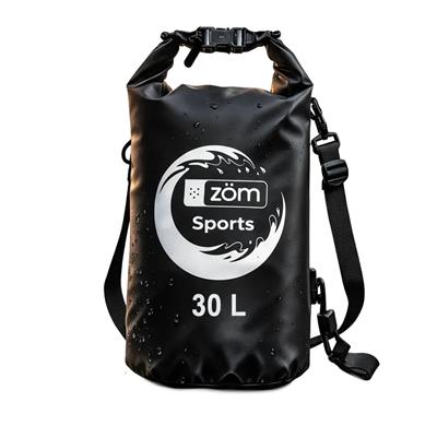 Bolso Estanco Poseidon Zom Sports - 30 L - Negro - Reflectivo
