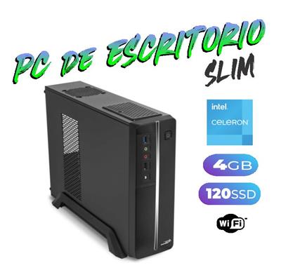 PC DE ESCRITORIO SLIM - INTEL CELERON G6900 - 8GB - SSD 240GB - WIFI - FREEDOS