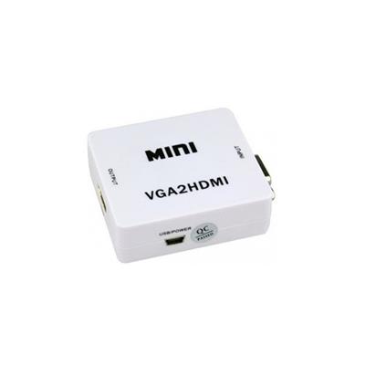 ADAPTADOR VGA A HDMI - NO ES BIDIRECCIONAL - NO INCLUYE TRANSFORMADOR 5V 2A