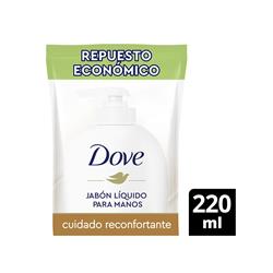 DOVE JAB LIQ MANOS CUIDADO RECONF REP 220ML