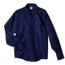 CAMISA GABARDINA AZUL MARINO T38
